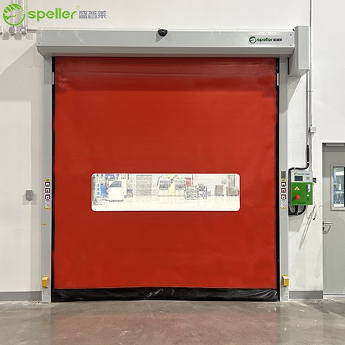 洁净拉链快速门