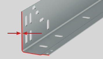 采用2.0mm厚镀锌轨道