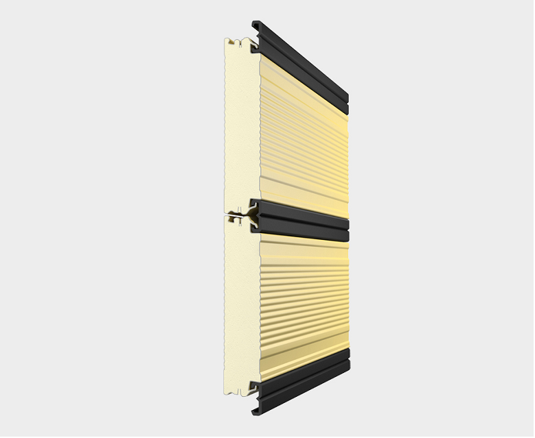 门板与门板中间有橡胶条密封