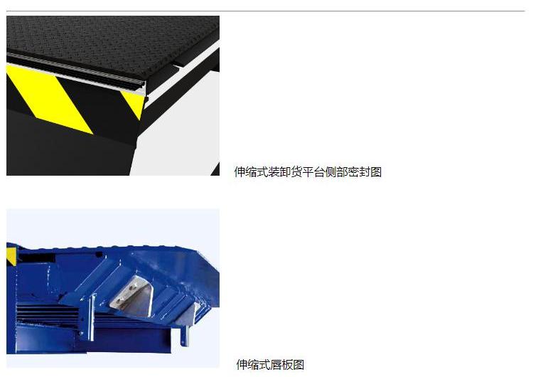 仓库装卸货平台的侧面及唇板 仓库装卸货平台的侧面及唇板