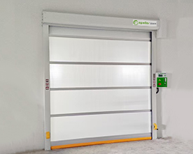 白色网纱防蚊虫快速门