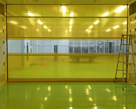 透明网纱防蚊虫快速门