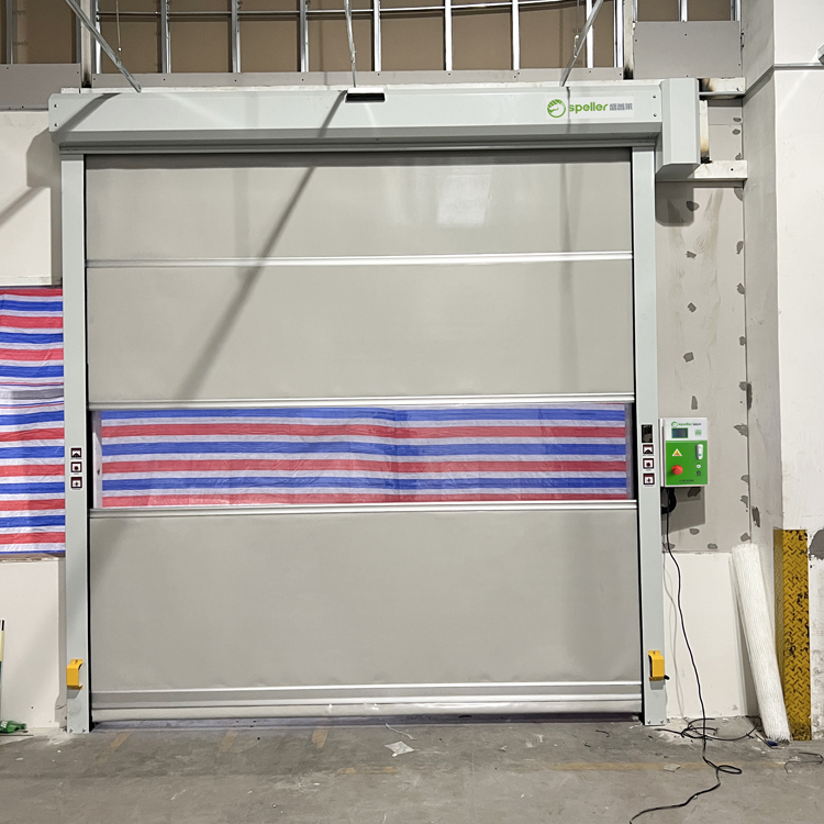 车间隔断PVC快速卷帘门